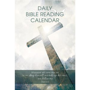 Single Copy Cross 2024 Daily Bible Reading Calendar