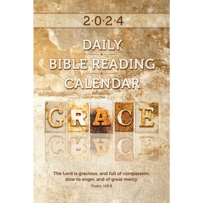 Single Copy Grace 2024 Daily Bible Reading Calendar