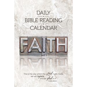 Single Copy Faith 2022 Daily Bible Reading Calendar